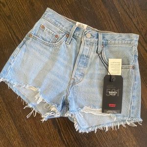 Levi’s high rise 501 Jean shorts